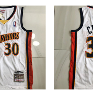 Warriors 30 Stephen Curry White Men Jersey