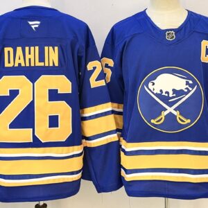 Buffalo Sabres 26 DAHLIN Blue Men Jersey