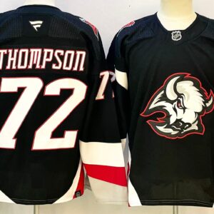 Sabres 72 Tage Thompson Black New Men Jersey