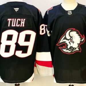 Sabres 89 Alex Tuch Black New Men Jersey
