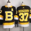 Bruins 37 Patrice Bergeron Black 2019 Winter Classic Men Jersey