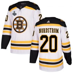 Boston Bruins 20 Joakim Nordstrom 2019 Stanley Cup Final White Men Jersey