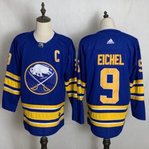 Sabres 9 Jack Eichel Blue 2020 New Men Jersey