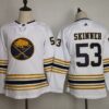 Sabres 53 Jeff Skinner White 50th anniversary Youth Jersey