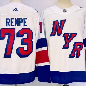 Rangers 73  Rempe White 2024 Stadium Series Men Jersey
