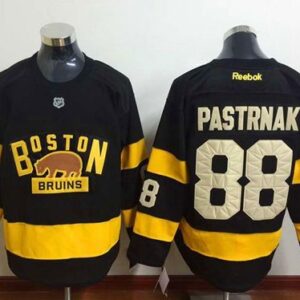 Bruins 88 David Pastrnak Black 2016 Winter Classic Men Jersey