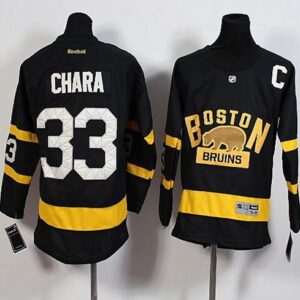 Bruins 33 Zdeno Chara Black 2016 Winter Classic C Patch Youth Jersey