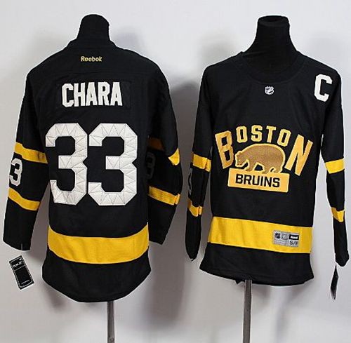 Bruins 33 Zdeno Chara Black 2016 Winter Classic C Patch Youth Jersey