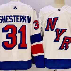 Rangers 31 Igor Shesterkin White 2024 Stadium Series Men Jersey