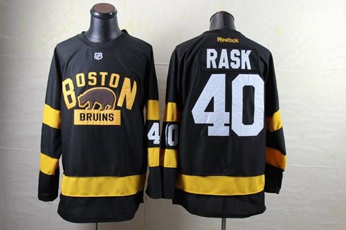 Bruins 40 Tuukka Rask Black 2016 Winter Classic Men Jersey