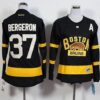 Bruins 37 Patrice Bergeron Black 2016 Winter Classic A Patch Women Jersey