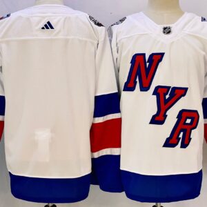 Rangers Blank White 2024 Stadium Series Men Jersey