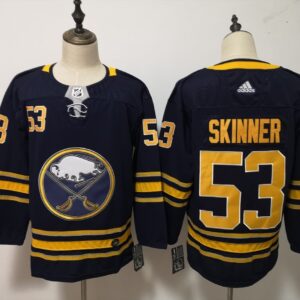 Sabres 53 Jeff Skinner Navy Men Jersey
