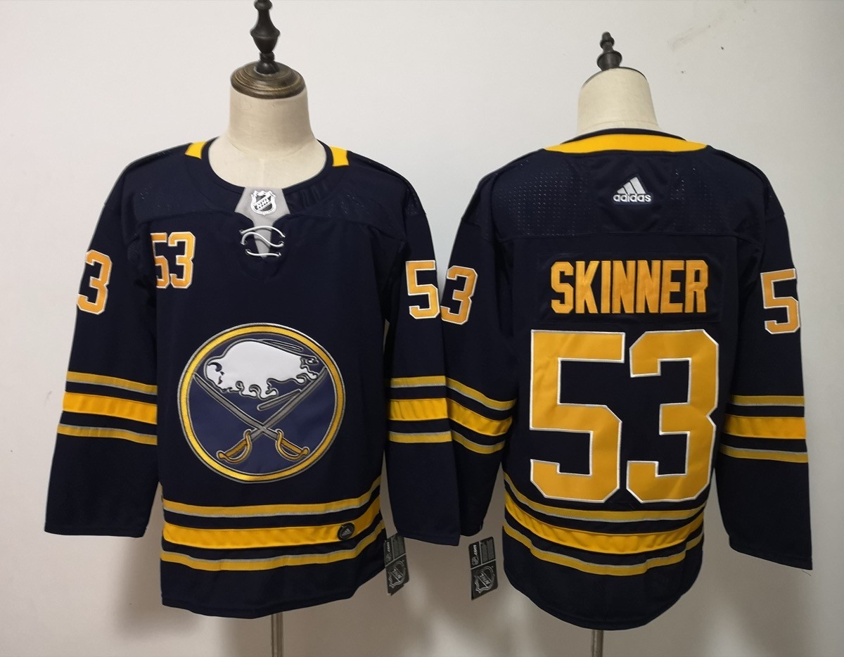 Sabres 53 Jeff Skinner Navy Men Jersey
