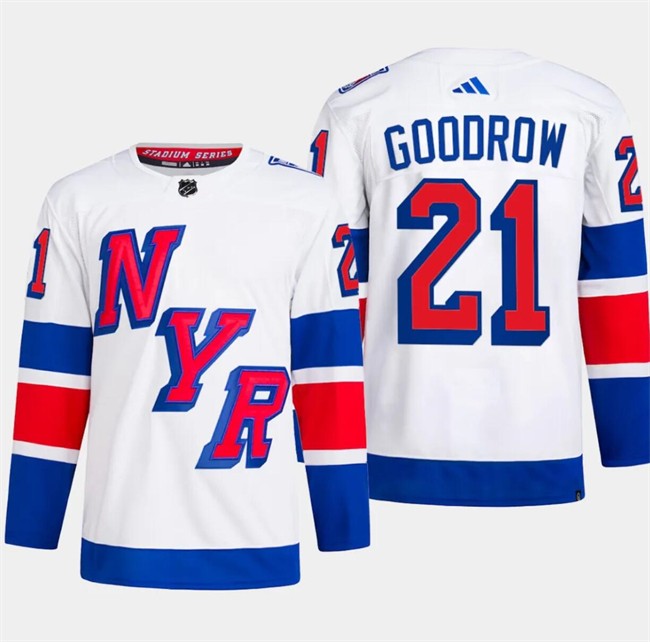 Rangers 21 Barclay Goodrow White 2024 Stadium Series Men Jersey