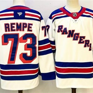 Rangers 73 Matt Rempe White 2024-25 New Men Jersey