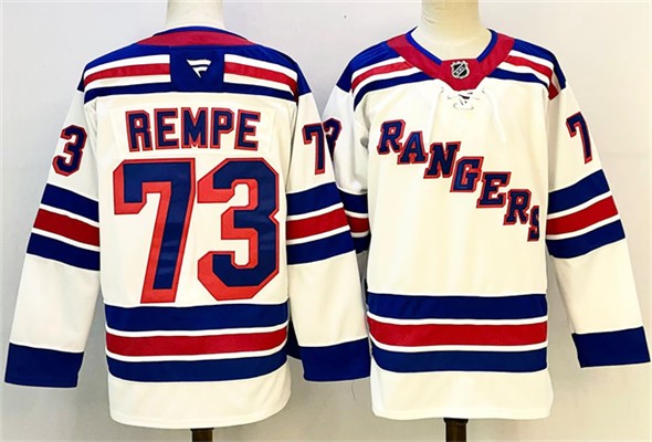 Rangers 73 Matt Rempe White 2024-25 New Men Jersey