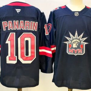 Rangers 10 Artemi Panarin Navy New Men Jersey