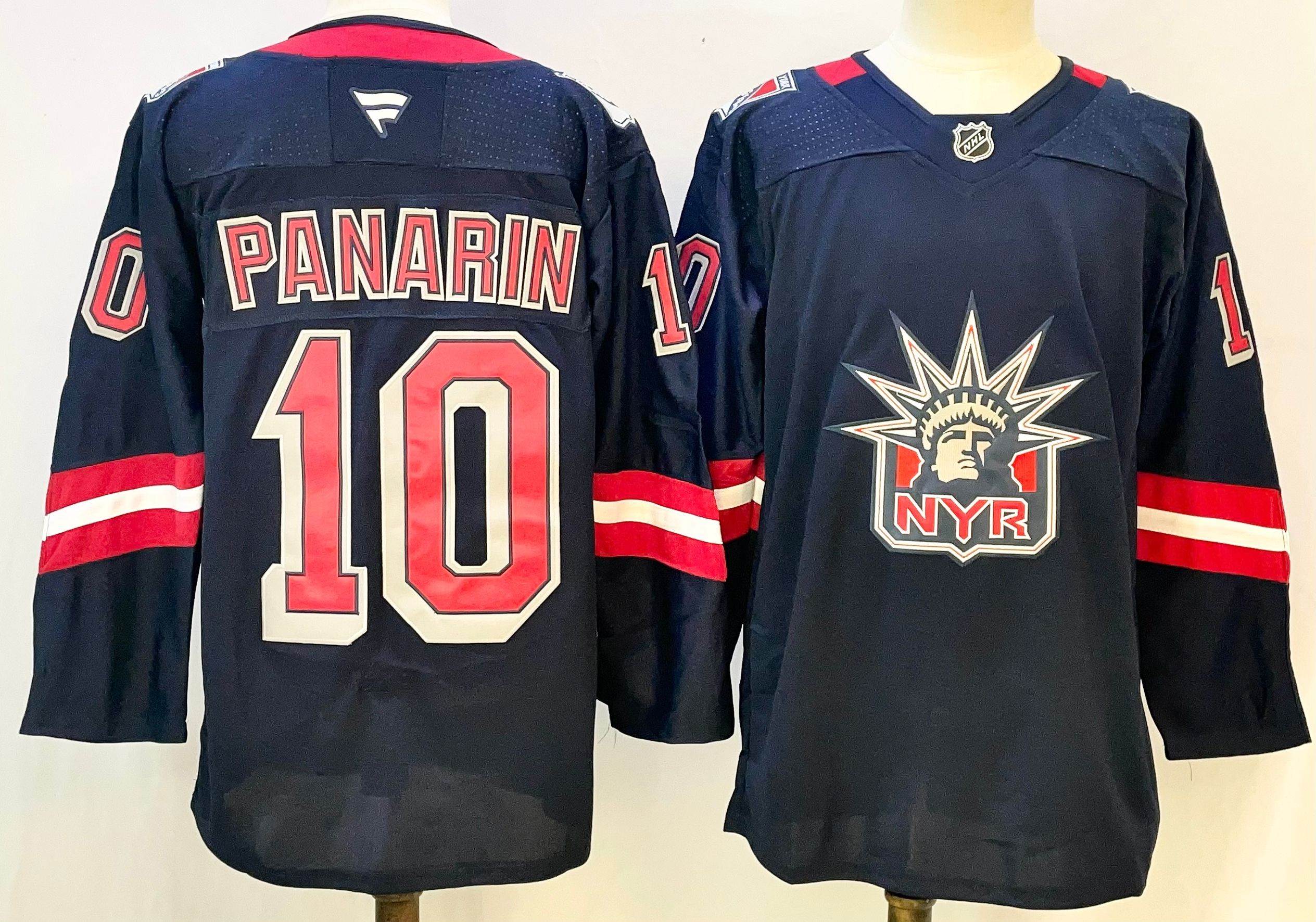 Rangers 10 Artemi Panarin Navy New Men Jersey