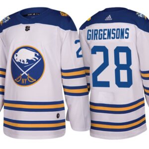 Sabres 28 Zemgus Girgensons White 2018 Winter Classic Men Jersey