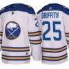 Sabres 25 Seth Griffith White 2018 Winter Classic Men Jersey