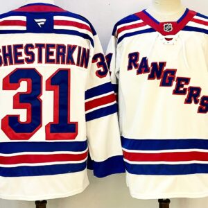 Rangers 31 Igor Shesterkin White New Men Jersey