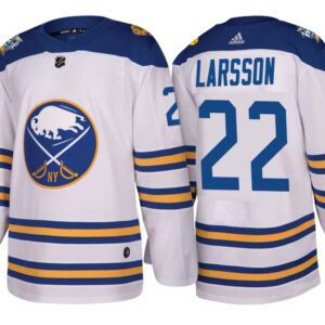 Sabres 22 Johan Larsson White 2018 Winter Classic Men Jersey