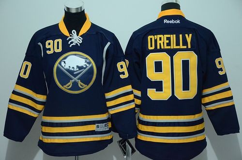 Sabres 90 Ryan O'Reilly Navy Blue Youth Jersey