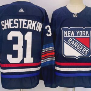 Rangers 31 Igor Shesterkin Blue 2024 New Men Jersey