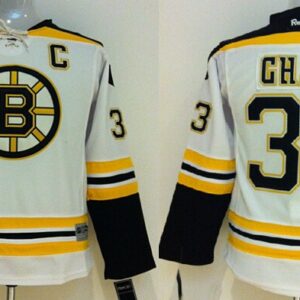 Bruins 33 Zdeno Chara White With C Patch Youth Jersey