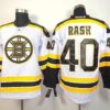 Bruins 40 Tuukka Rask White Men Jersey