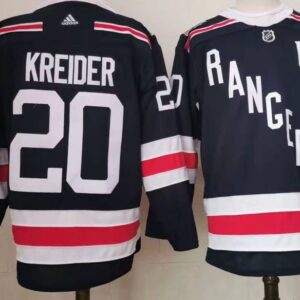 Rangers 20 Chris Kreider Navy Men Jersey