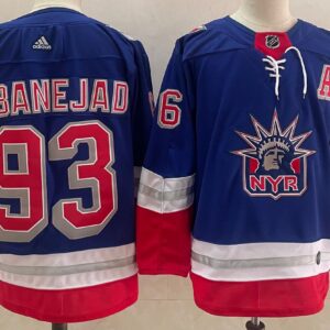 Rangers 93 Mika Zibanejad 2021 New Men Jersey