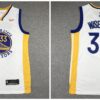 Warriors 33 James Wiseman White Men Jersey