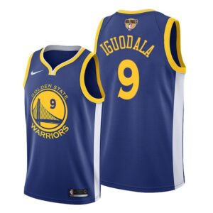 Warriors 9 Andre Iguodala Blue 2019 Finals Bound Swingman Men Jersey