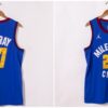 Jordan Nuggets 27 Jamal Murray Blue Swingman Men Jersey