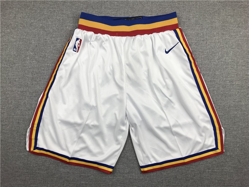 Warriors White Shorts
