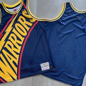 Warriors Mitchell&Ness Big Face Men Jersey