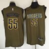Nuggets 55 Dikembe Mutombo Olive Swingman Men Jersey