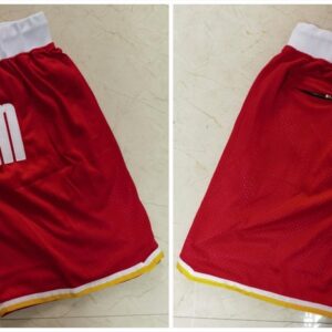 Rockets Red Just Don With Pocket Shorts