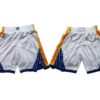 Warriors White Basketball Shorts