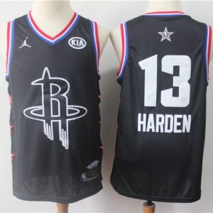 Rockets 13 James Harden Black 2019 All-Star Game Men Jersey