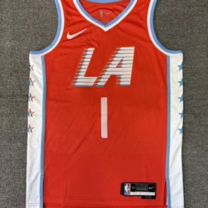Clippers 1 James Harden Red 2025 City Men Jersey