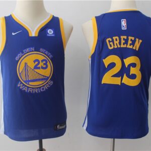 Warriors 23 Draymond Green Blue Swingman Youth Jersey