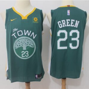 Warriors 23 Draymond Green Green The Town Men Jersey