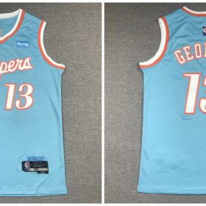 Clippers 13 Paul George Blue City Men Jersey