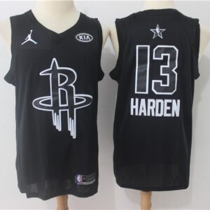 Rockets 13 James Harden 2018 All-Star Black Swingman Men Jersey