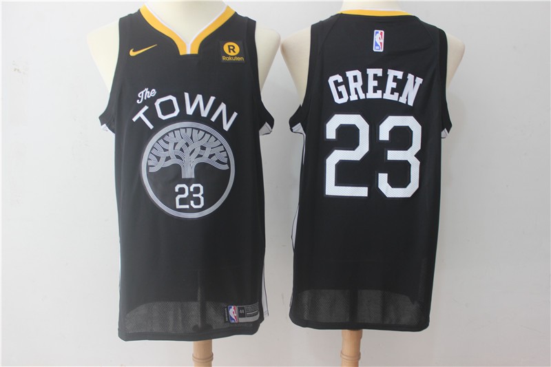 Warriors 23 Draymond Green Black Swingman Men Jersey