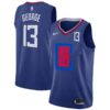 Clippers 13 Paul George Blue City Edition Men Jersey