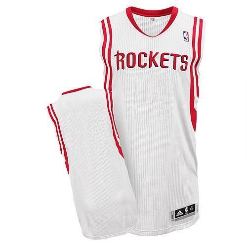 Rockets Blank White Home Revolution 30 Men Jersey